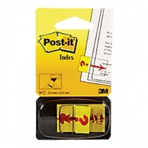 PAŠLĪPOŠIE INDEKSI POST-IT 25.4x43.2mm AR JAUTĀJUMA ZĪMI (3M680-32)